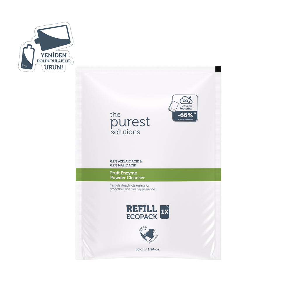 Refill Ekolojik Yedek Paket - Azelaik Asit ve Malik Asit Enzim Toz Temizleyici 55 Gr