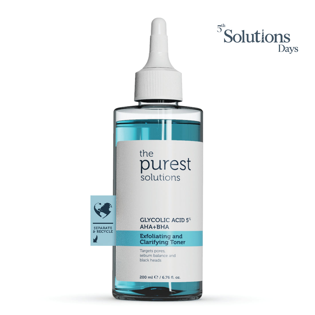Revitalizing and Pore Tightening Glycolic Acid Blue Toner 200 Ml