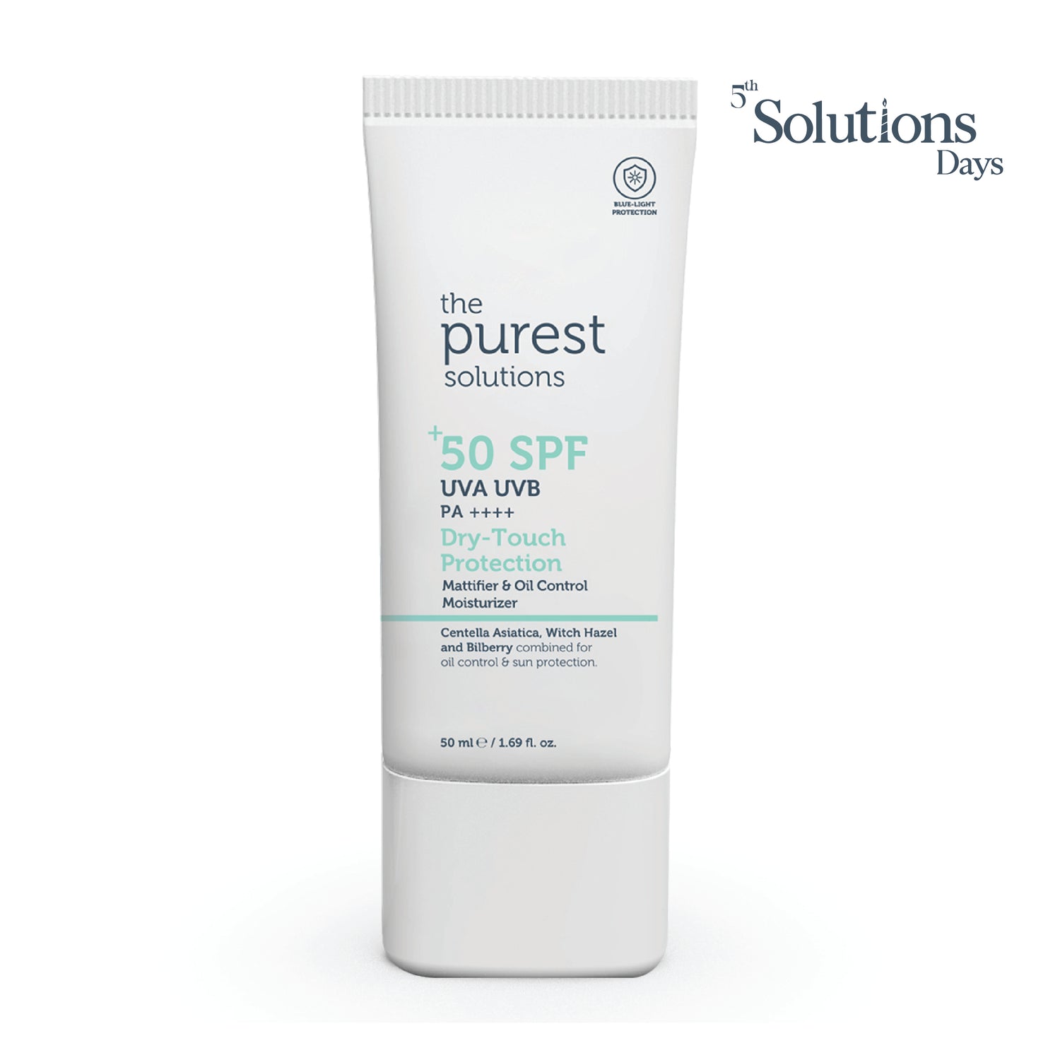 Yağlı ve Karma Ciltler İçin Matlaştırıcı Dry-Touch Güneş Koruyucu Krem SPF 50, 50 Ml.