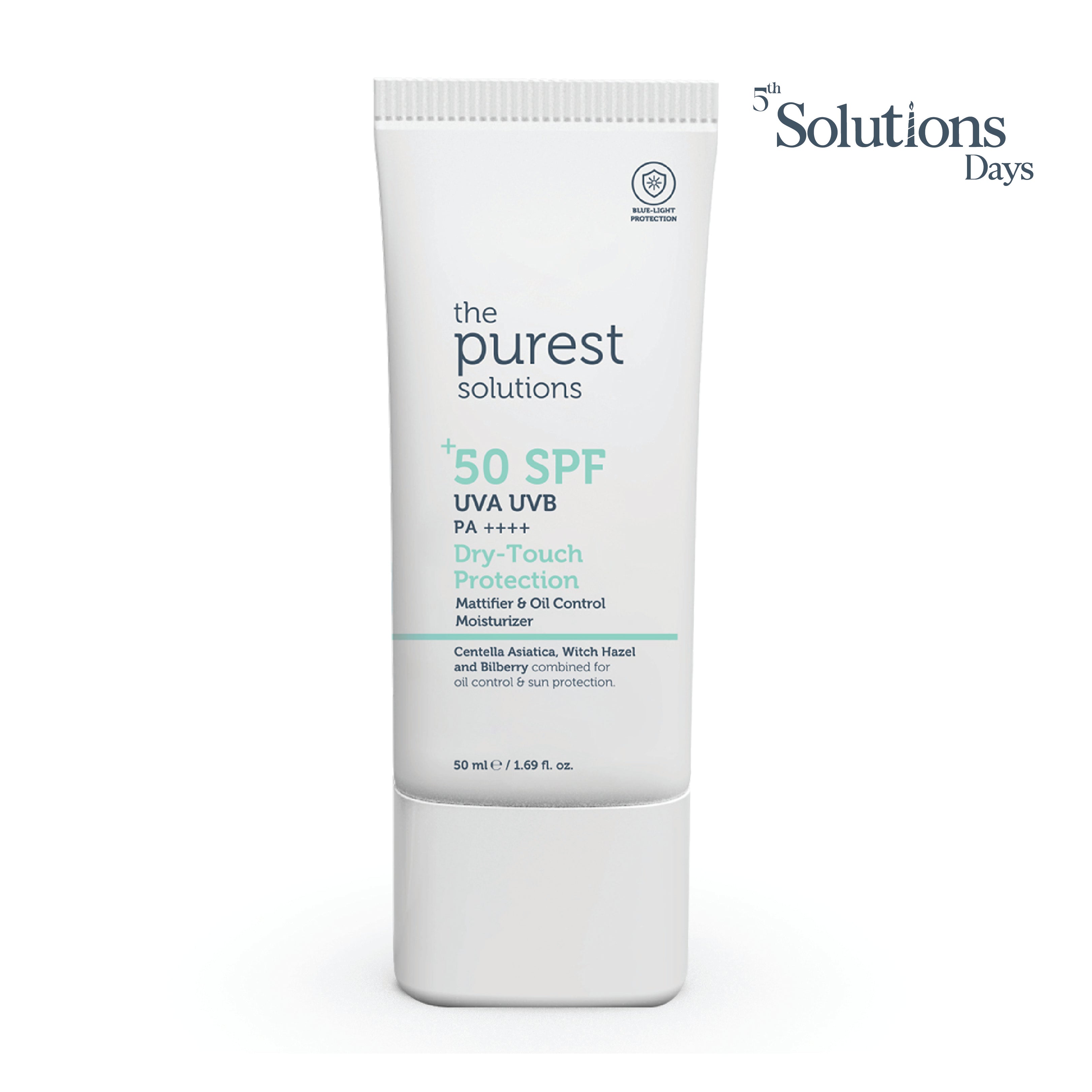 Yağlı ve Karma Ciltler İçin Matlaştırıcı Dry-Touch Güneş Koruyucu Krem SPF 50, 50 Ml.