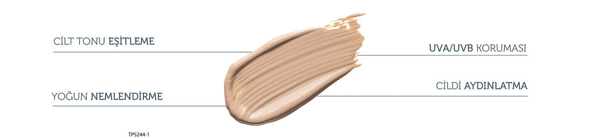 Kuru ve Karma Ciltler İçin Yoğun Nemlendirici BB Krem, SPF 50+,40 ml  – Açık/Orta Ton – anlatım görseli 2