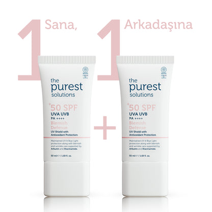 1 Sana, 1 Arkadaşına Blemish Defense Renkli Güneş Koruyucu Krem