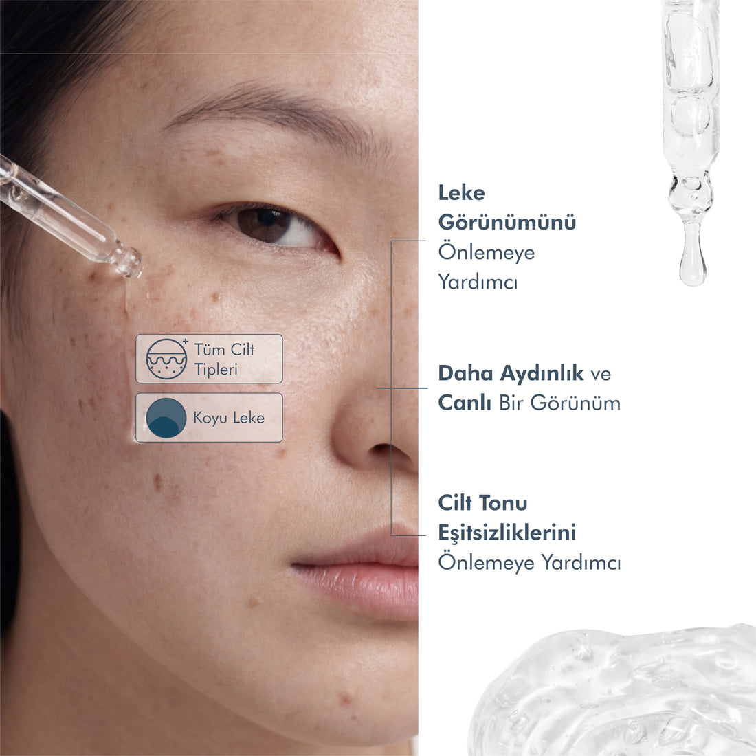 Aydınlatıcı ve Leke Görünümü Azaltıcı Arbutin Cilt Bakım Serumu 30 Ml