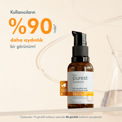 Aydınlatıcı ve Cilt Tonu Eşitleyici C Vitamini Cilt Serumu 30 Ml