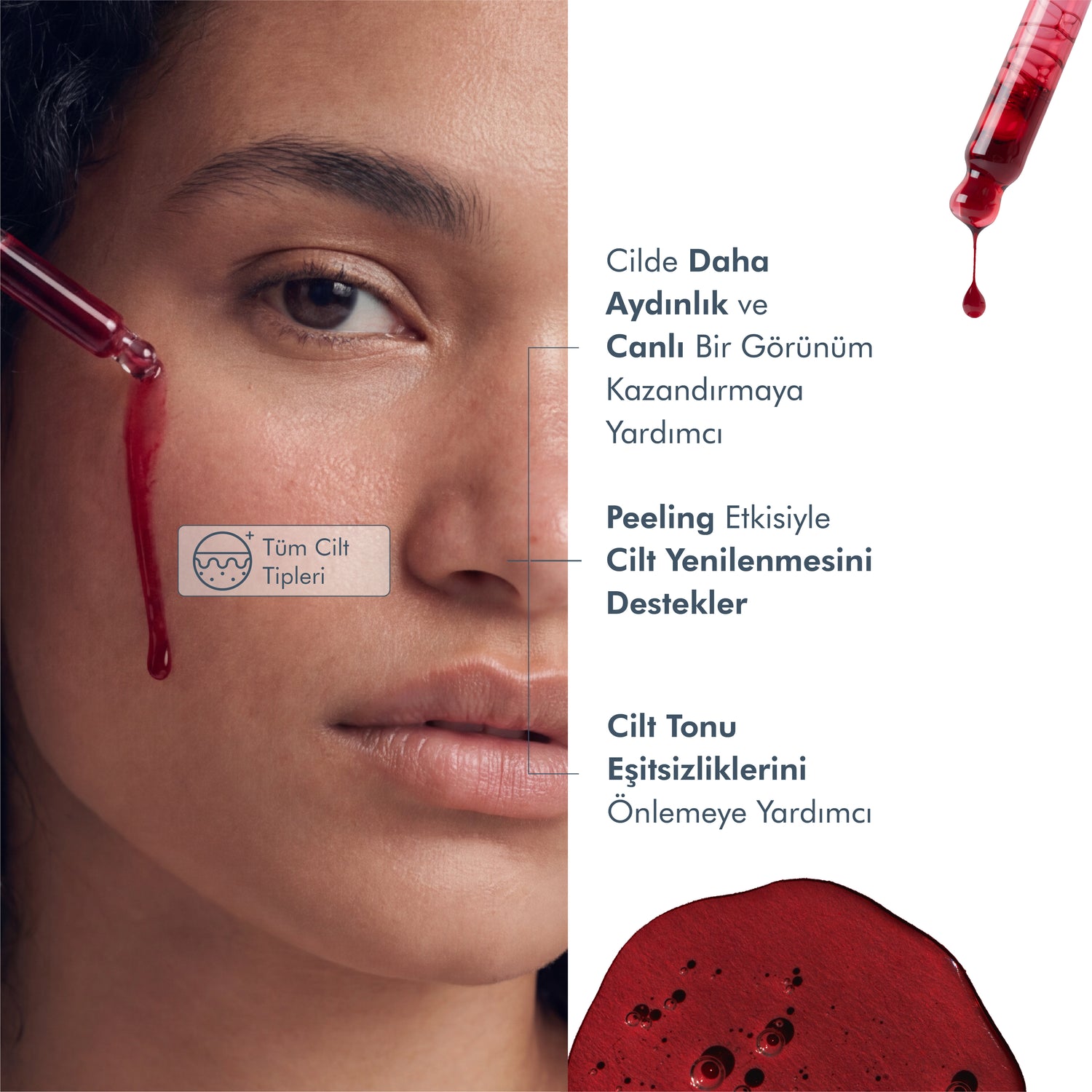 AHA &amp; BHA Revitalisierendes und hauttonausgleichendes Serum gegen Rötungen und Peelings, 30 ml