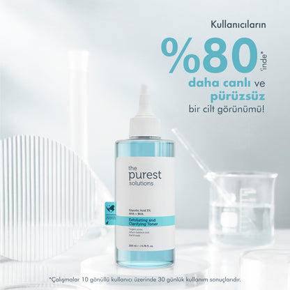 Canlandırıcı ve Gözenek Sıkılaştırıcı Glikolik Asit Mavi Tonik 200 Ml