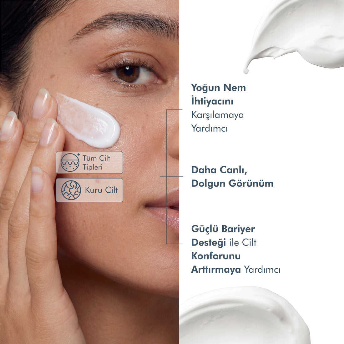 24 Saat Etkili Günlük Yoğun Nemlendirici Cilt Bakım Kremi 50 Ml