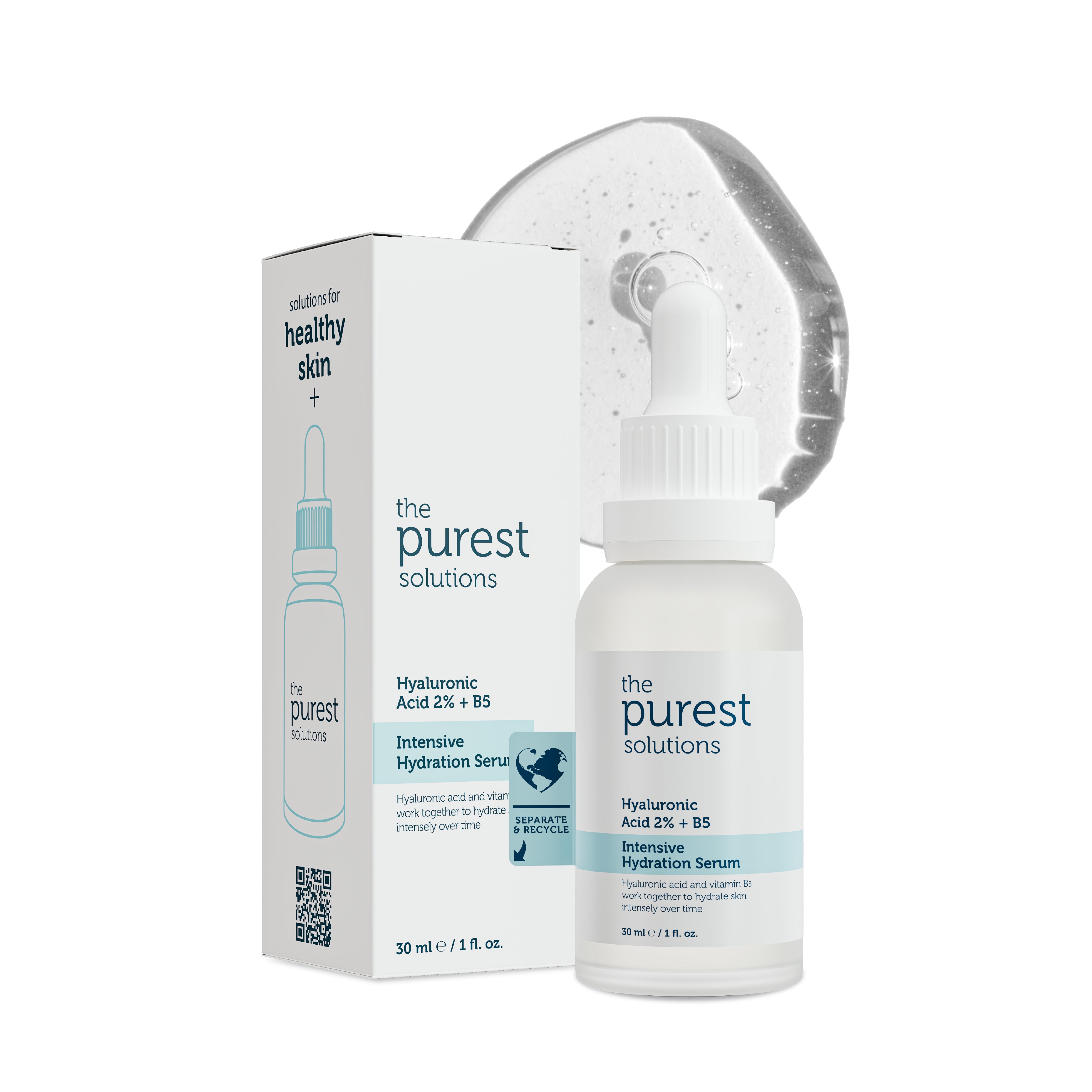 Hydrating Renewal Serum with Hyaluronic Acid 30ml | The Purest