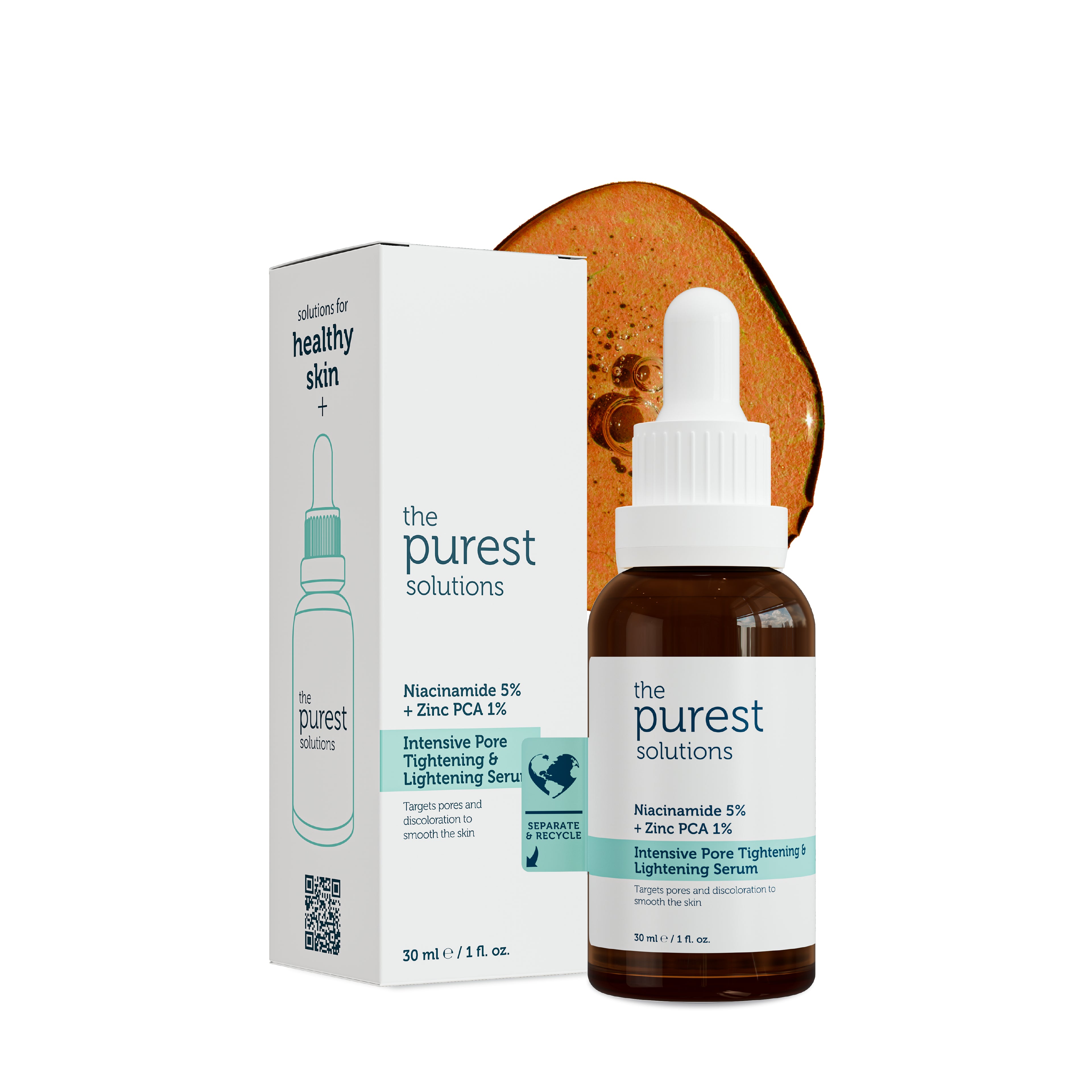 Anti-Poren-, Akne- und Mitesser-Serum mit Niacinamid, 30 ml