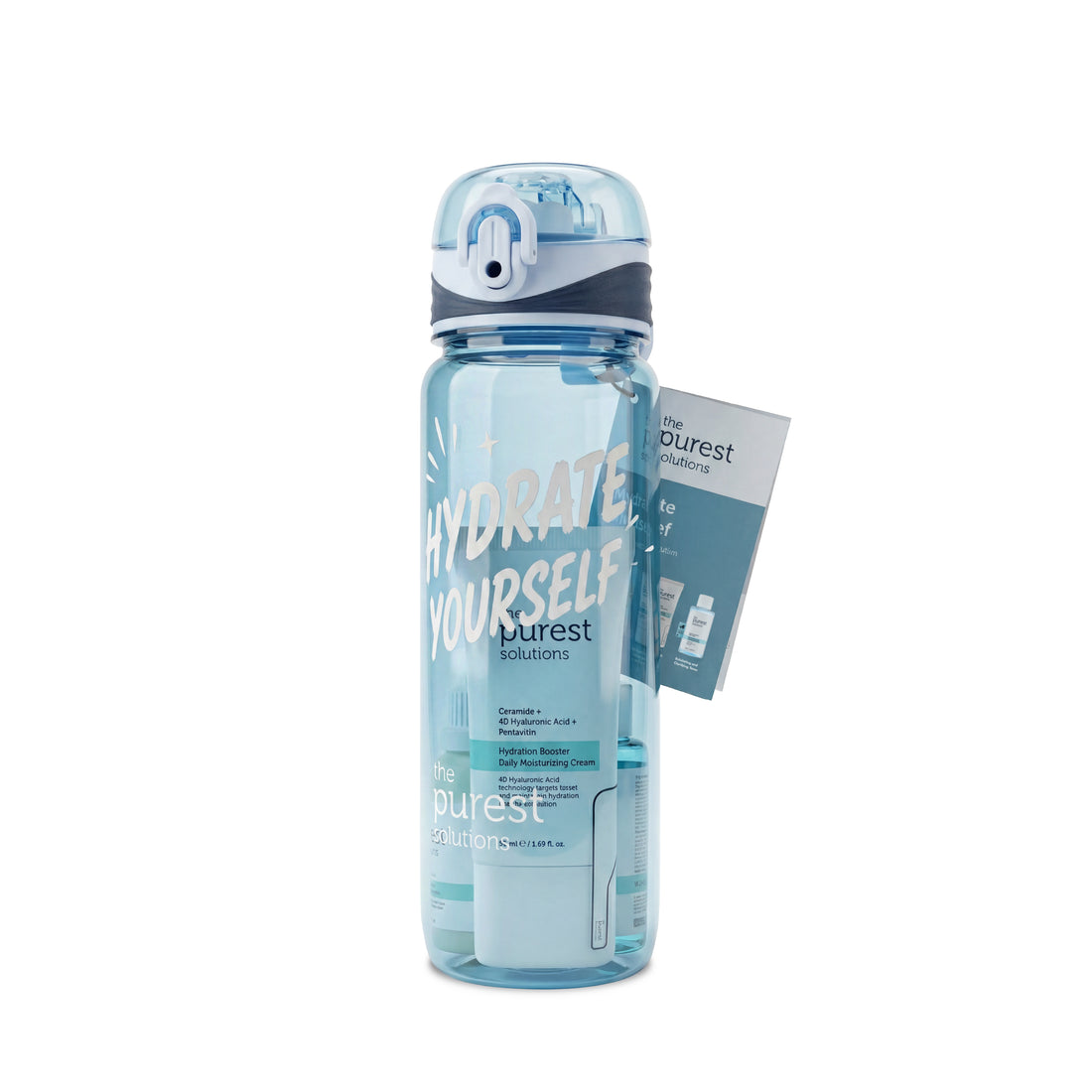 Hydrate Yourself Set | SPF 50+ Sunscreen, Moisturizing Cream, Hyaluronic &amp; Glycolic Acid 
