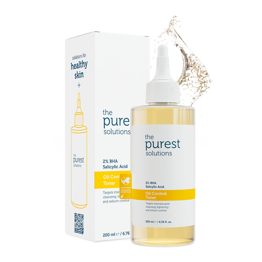 Anti-Acne and Anti-Blackhead, Pore Tightening Salicylic Acid Toner 200 Ml