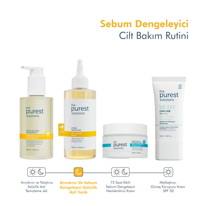 Sivilce ve Siyah Nokta Karşıtı, Gözenek Sıkılaştırıcı Salisilik Asit Tonik 200 Ml