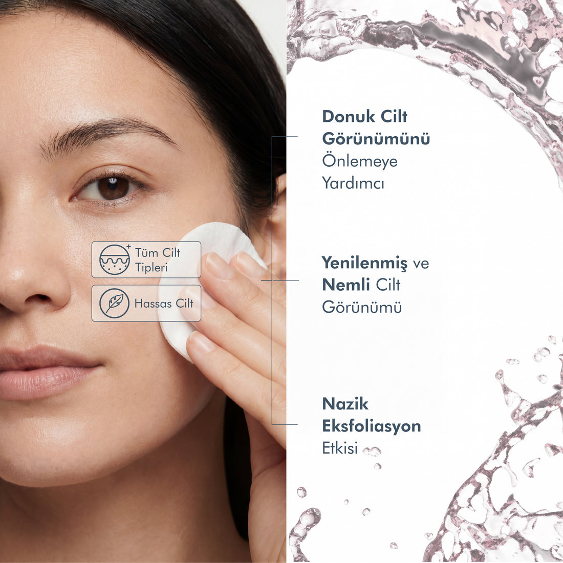 Purifying and Brightening PHA Pink Toner for Sensitive Skin