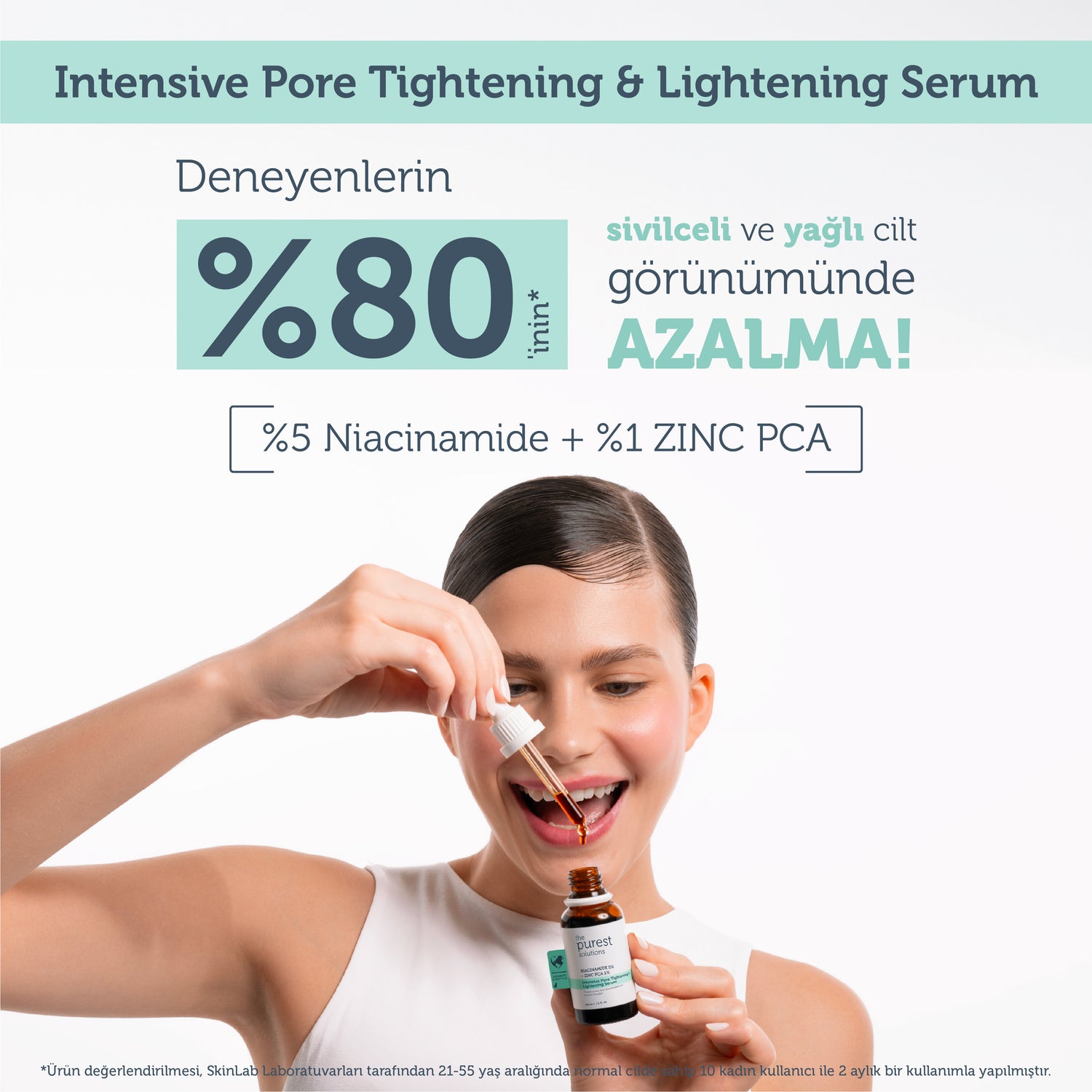 Gözenek, Sivilce ve Siyah Nokta Karşıtı Niacinamide Serum 30 Ml