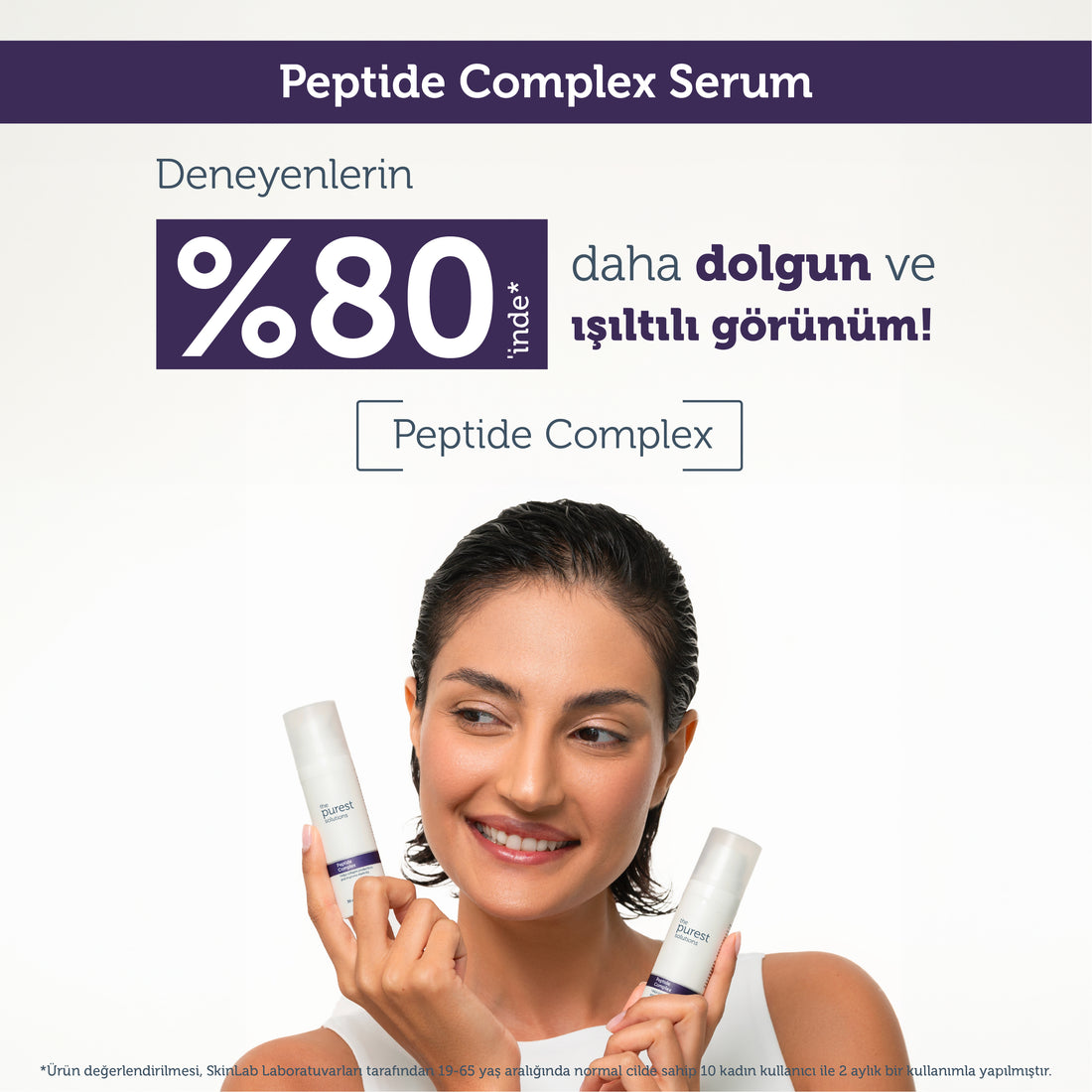 Cilt Yenileyici ve Yaşlanma Karşıtı, Onarıcı Peptit Cilt Bakım Serumu 30 Ml (Peptide Complex)