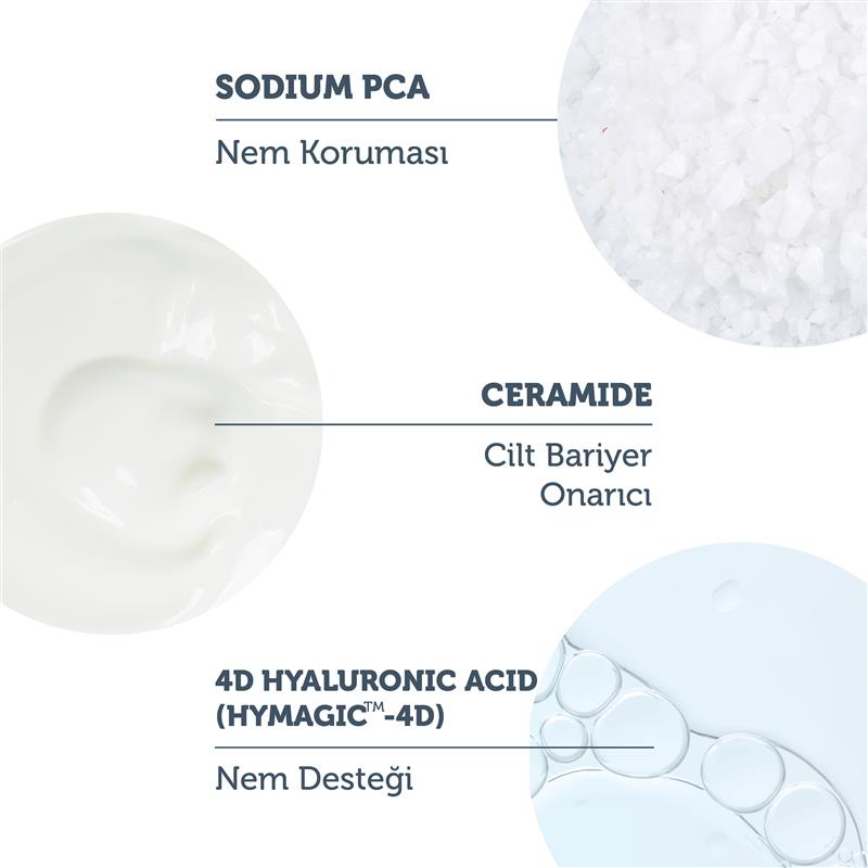 Kuru Ve Karma Ciltler İçin Nemlendirici Ve Bariyer Onarıcı Hyalüronik Asit Yüz Temizleme Jeli 50 Ml