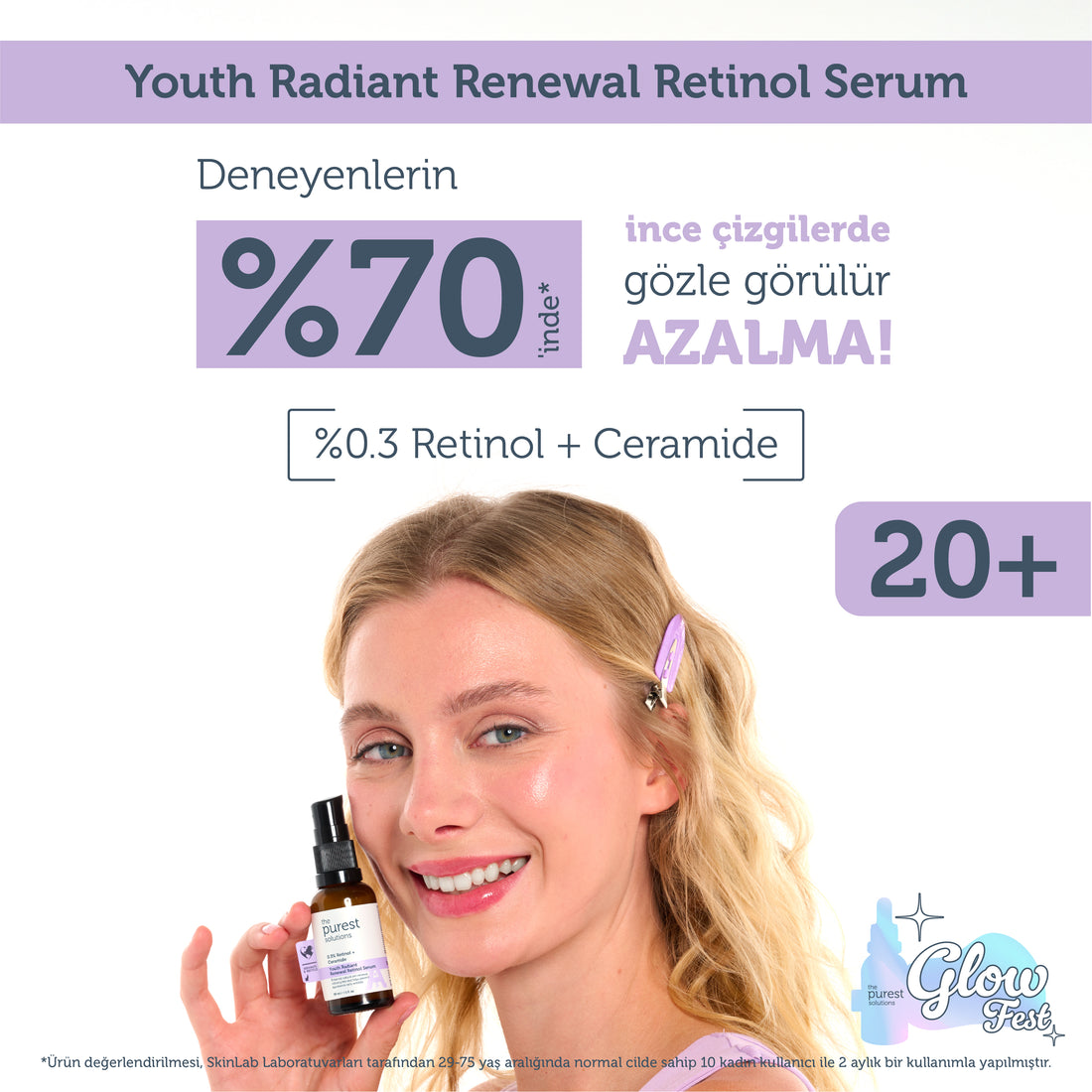 Yenileyici ve Yaşlanma Karşıtı Lipozomal Retinol Gece Serumu 20+