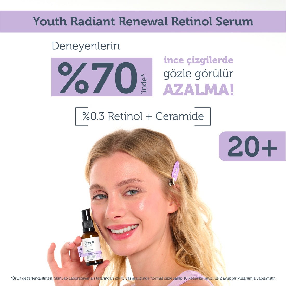Yenileyici ve Yaşlanma Karşıtı Lipozomal Retinol Gece Serumu 20+