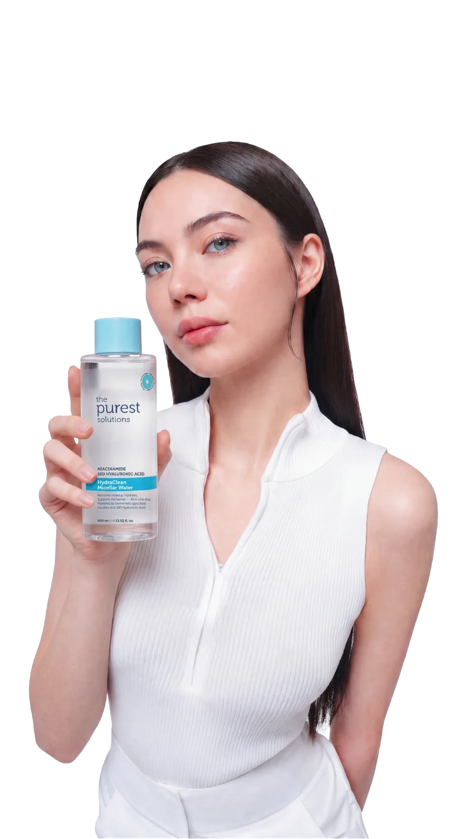 HydraClean Micellar Water'ı tutan model